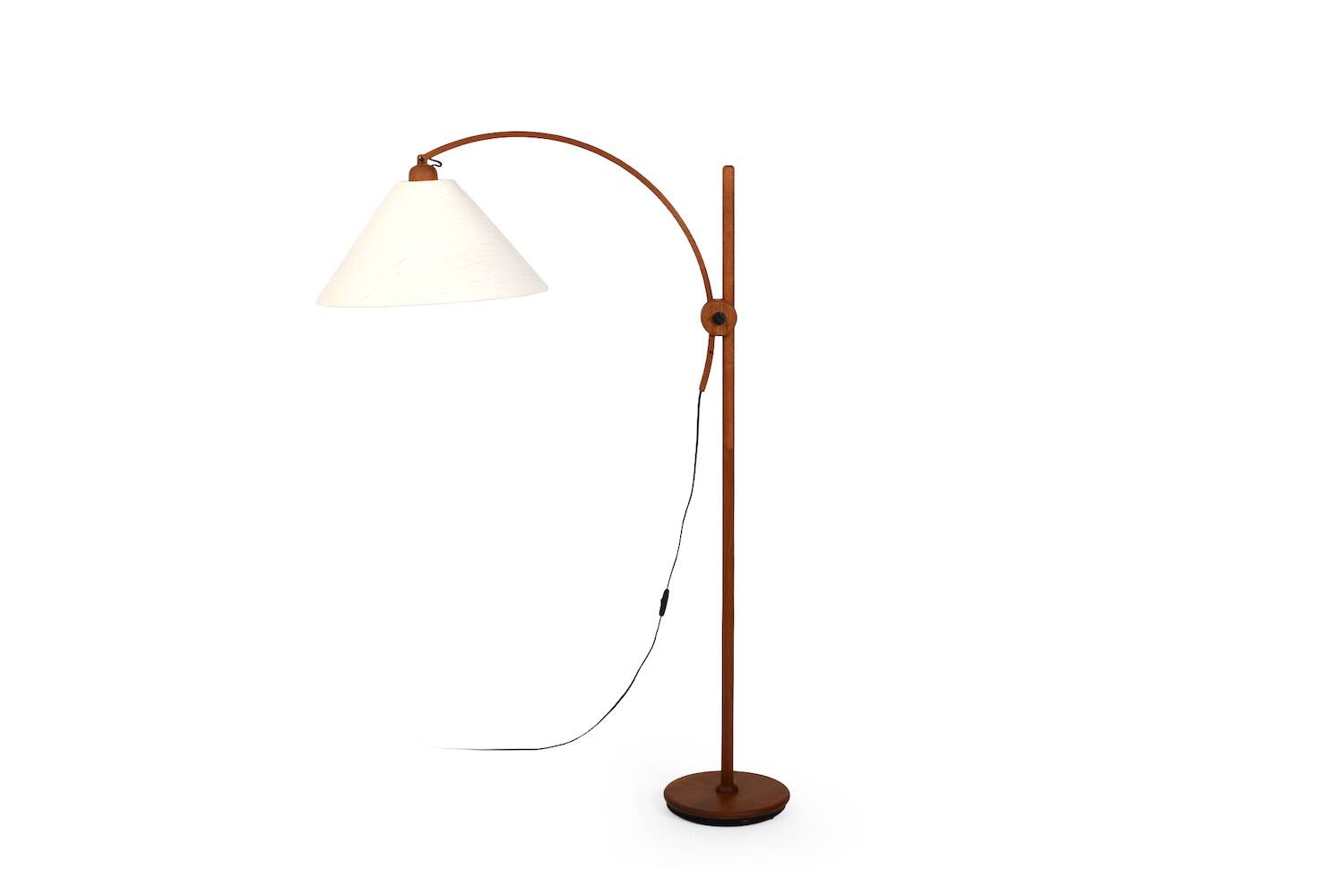 Danish Teak Floor Lamp by Domus Danica