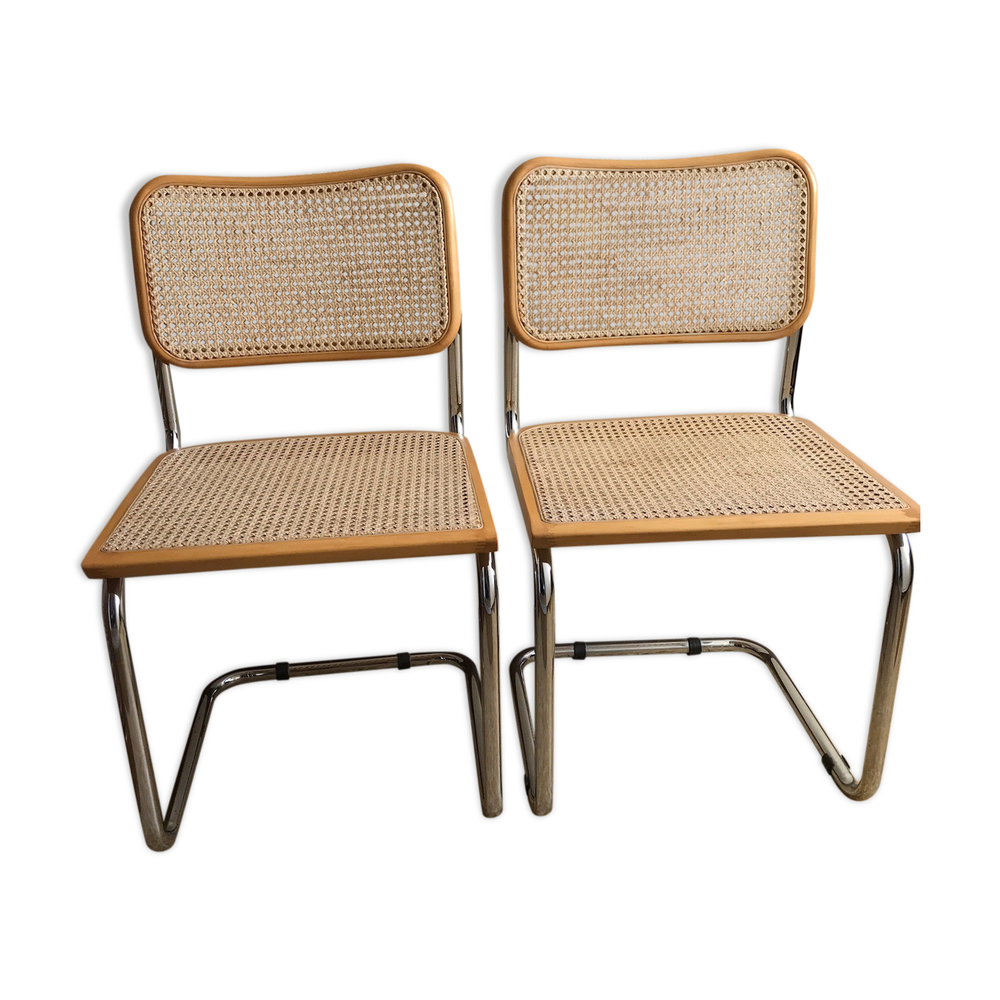 Suite de 2 chaises Cesca