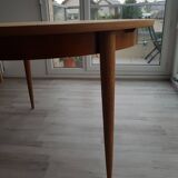 Table round scandinavian teak