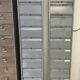 Set of 5 metal cabinet with industrial valves