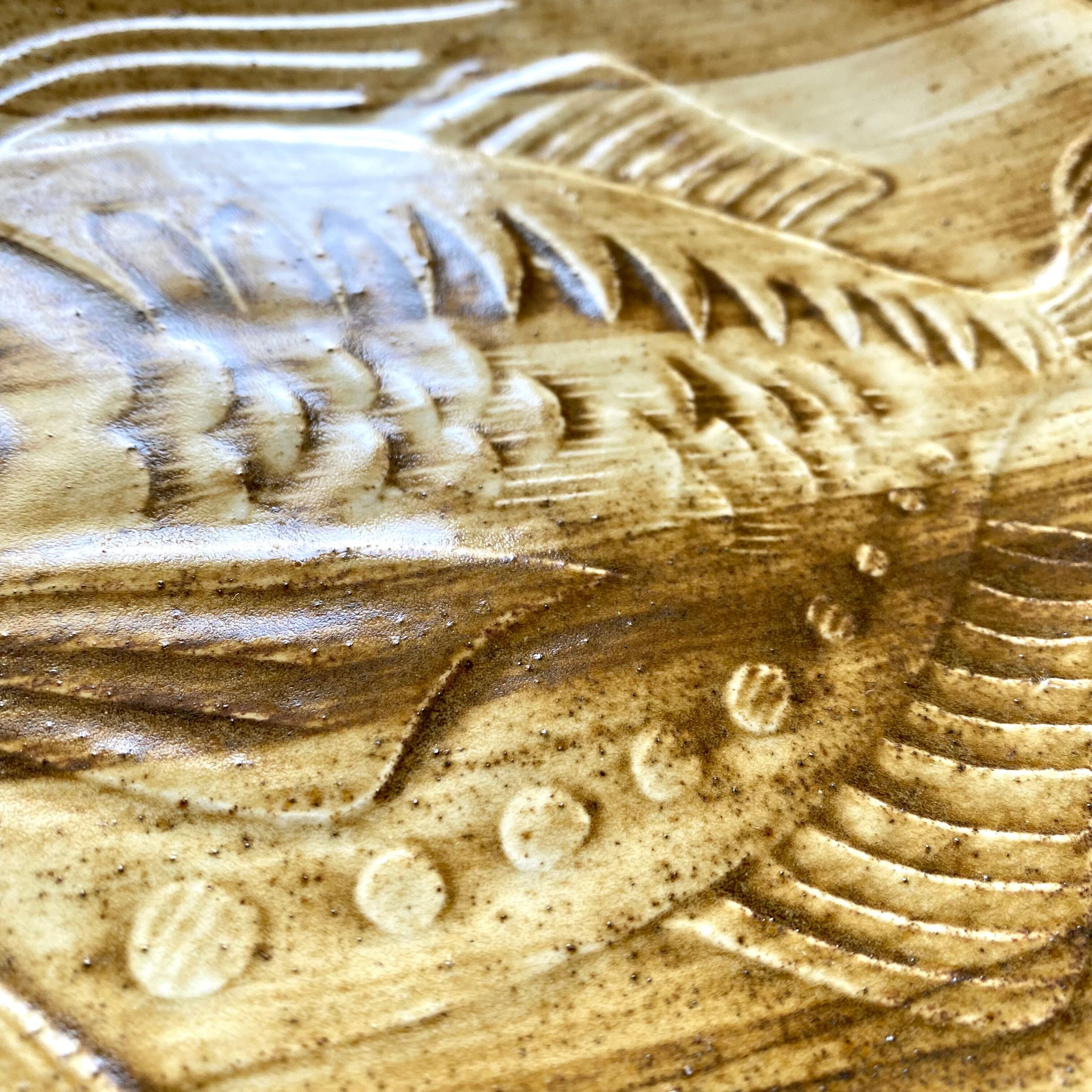 Longchamp dinner plates with fish decor