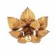 Vintage Italian Gold Leaf Flush Mount Or Wall Sconce