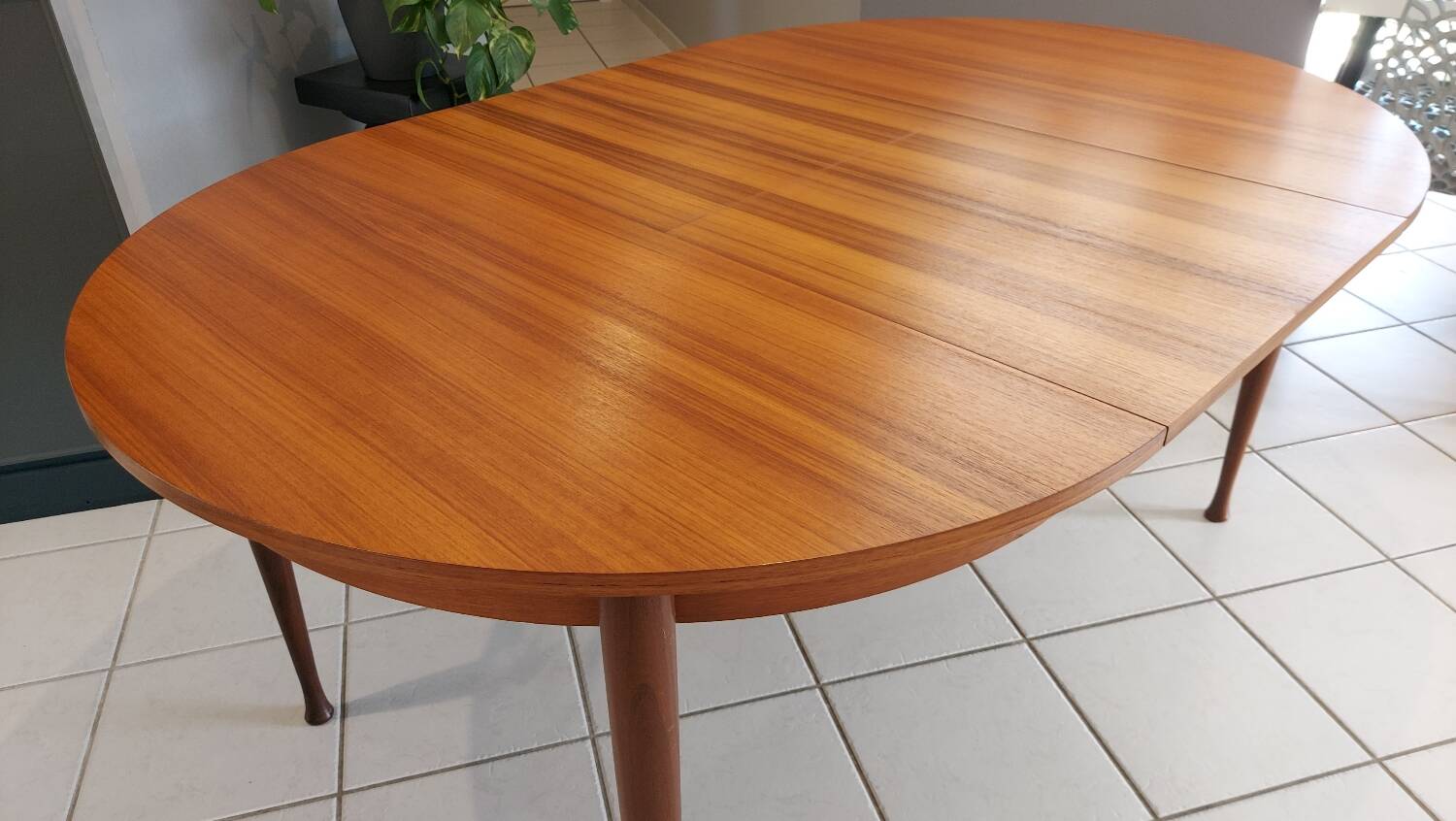 Scandinavian extendable table, vintage teak, 1970s