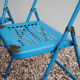 Lot of 5 Souvignet 1960 metal folding chairs