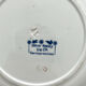 6 antique dessert plates, ironstone "Nancy" Sarreguemines