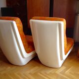 Pair of pop armchairs early 70