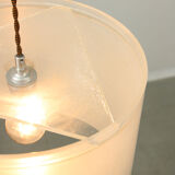 Italian vintage plexiglass pendant lamp, 80s
