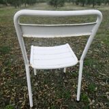 Duo of bistro style indus terrace chairs
