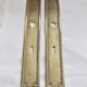 Pair of Louis XVI style beaded bronze door handles