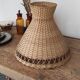 Abat jour rotin osier vintage