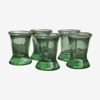 Lot de cinq verres à liqueur années'50