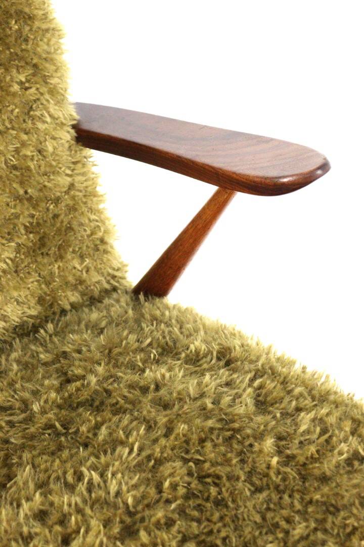 Fauteuil Coja vintage restauré du milieu du siècle 'Zwijndrecht'