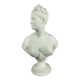 White Marble Sculpture Bust of Diana After Houdon (1741-1828) 19th Century