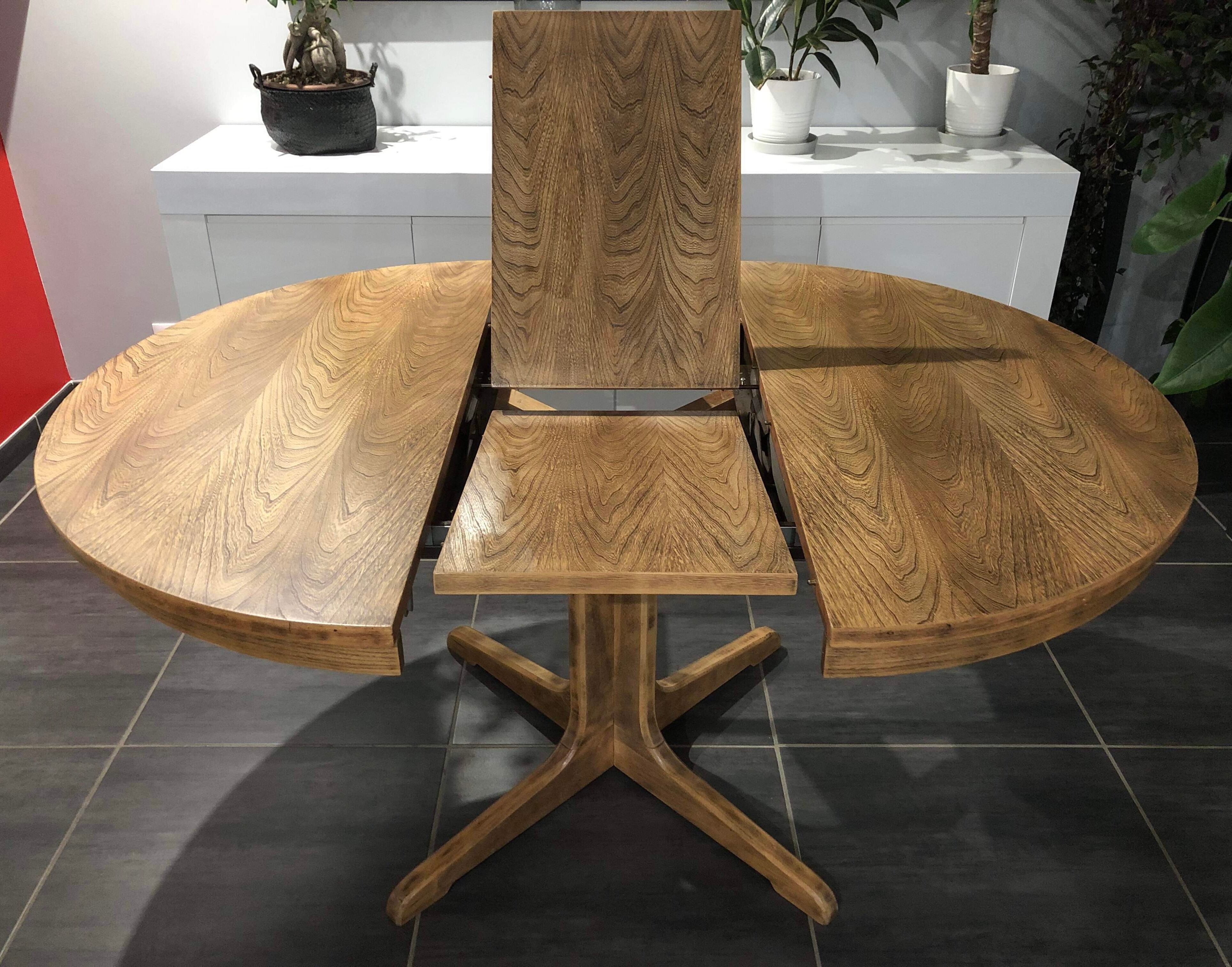 Vintage extendable table Baumann 1970s