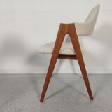6 "compass" teak chairs by Kai Kristiansen for sva m-bler, 60s