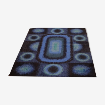 Tapis danois vintage "rya" 1970