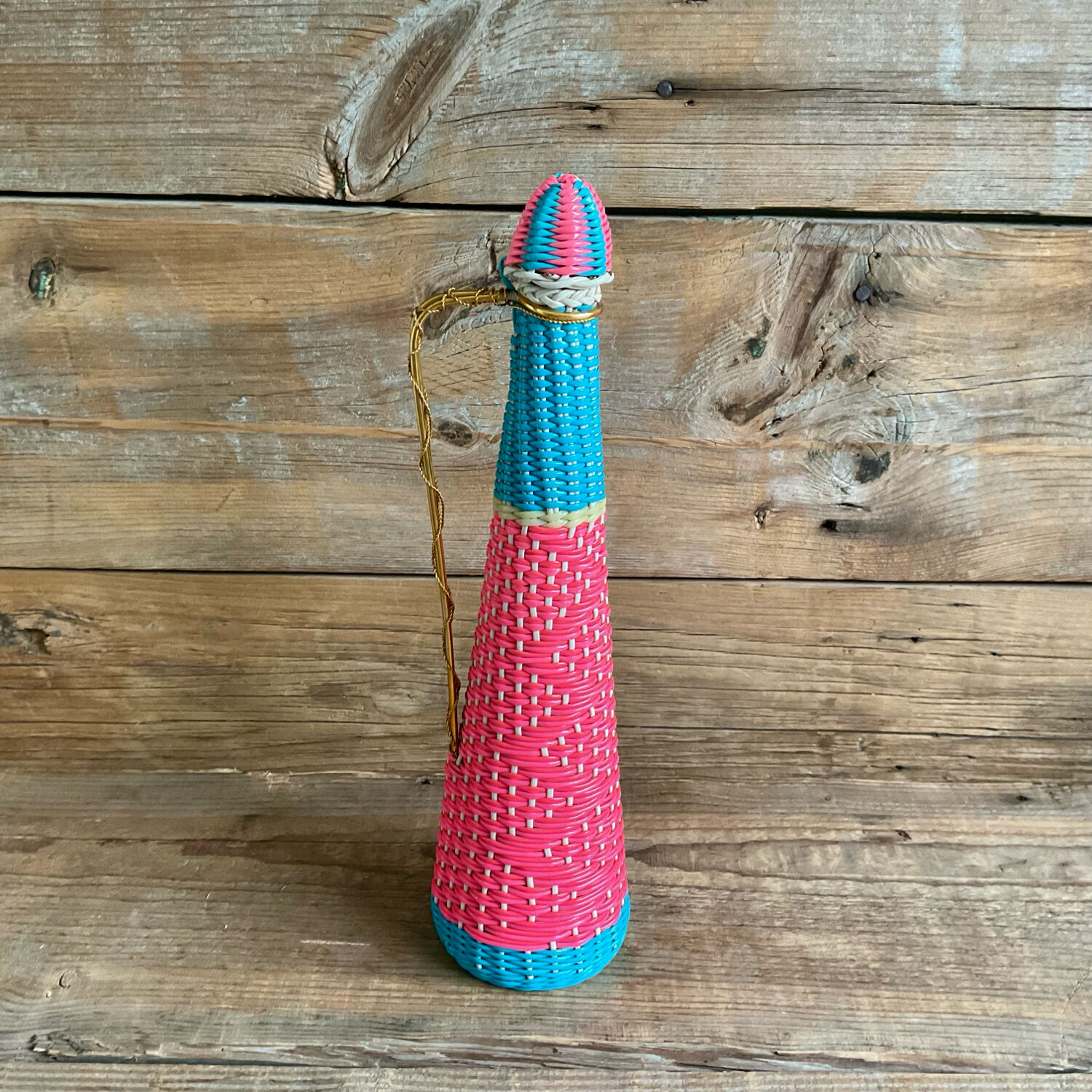 Vintage Scoubidou Bottle