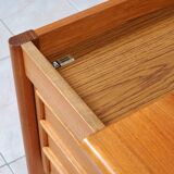 Teak writing desk by Peter Lovig Nielsen for Løvig