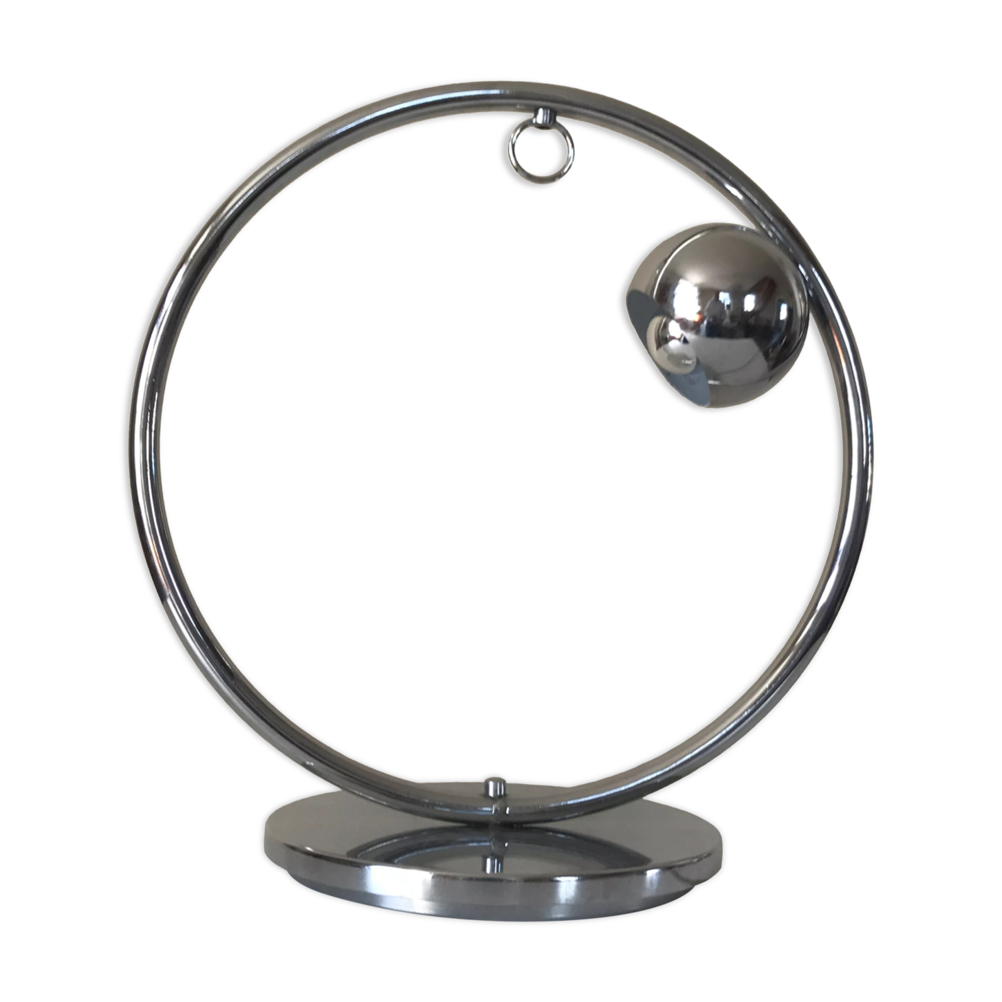 Vintage chrome eye ball lamp 70s