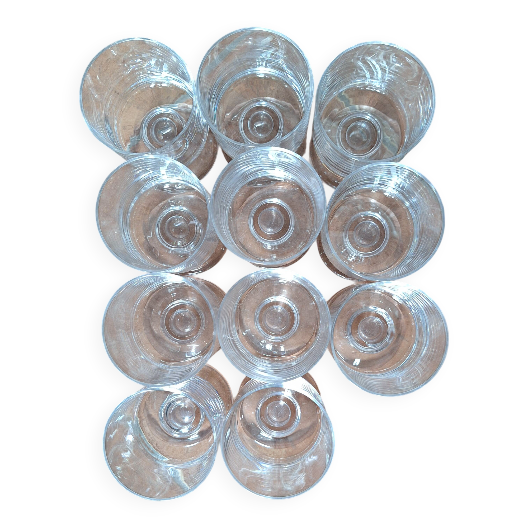 Verres à eau en cristal