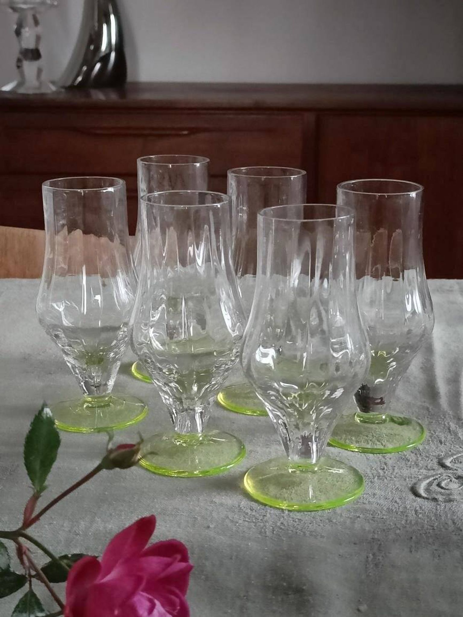 Flûtes à champagne en ouraline