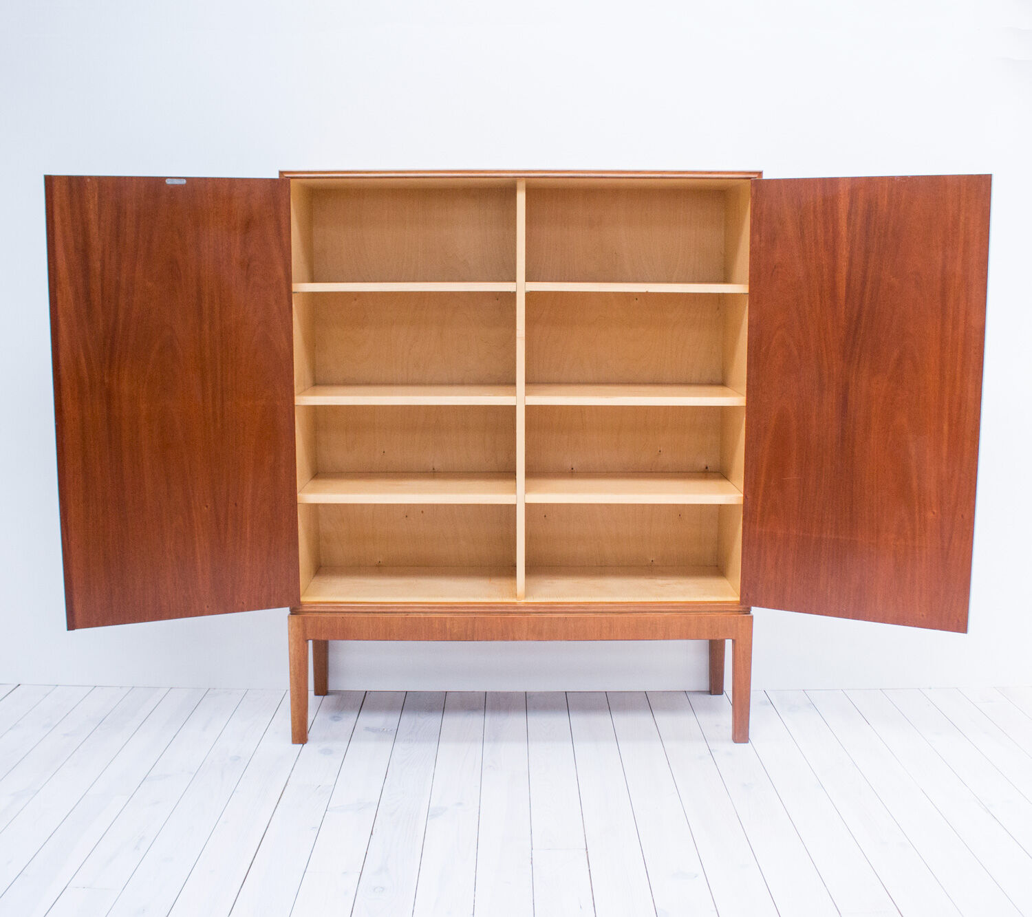 Danish Mahogany Linen Cabinet by CB Hansens