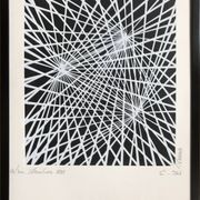 Kinetic Art. Signed and framed lithograph by C. du PLESSIS.
