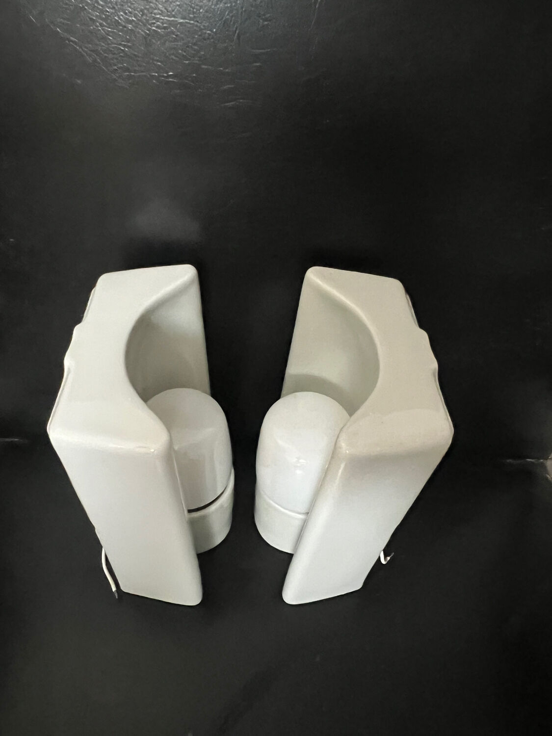 Pair of vintage 50/60 wall lights by Wilhelm Wagenfeld for Lindner Leutchen