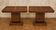 Pair of Art Deco consoles in mahogany and lemon wood, circa 1930.