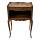 Table de nuit en merisier de style Louis XV des années 50
