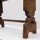 Rustic French solid Oak Bench, France, circa 1900