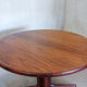 Table ronde danoise en bois de rose, années 1960