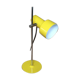 Yellow-lace-sheet metal table lamp