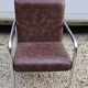 Fauteuil vintage en Skaï marron