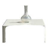 Mini vintage glass soliflore vase with ball belly H12.5