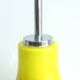 Vintage glass pendant lamp 70s yellow