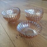 Oillor iridescent pearl amber glass cups