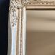 Vintage Rectangular Wall Mirror – Carved Solid Wood Frame