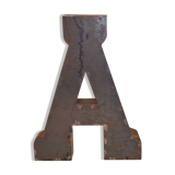 Industrial letter "A" steel