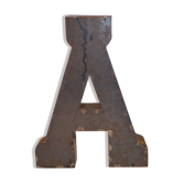 Industrial letter "A" steel