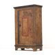 Primitive Rustic Farmhouse Folk Art Painted Bridal Cabinet