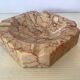 Veined marble ashtray tray