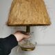 Lampe vintage tiki bar abat jour en fibre naturelle