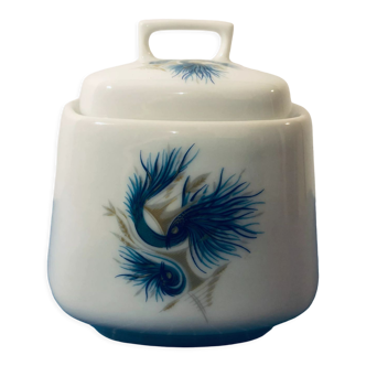Sucrier en porcelaine signé - Art nouveau
