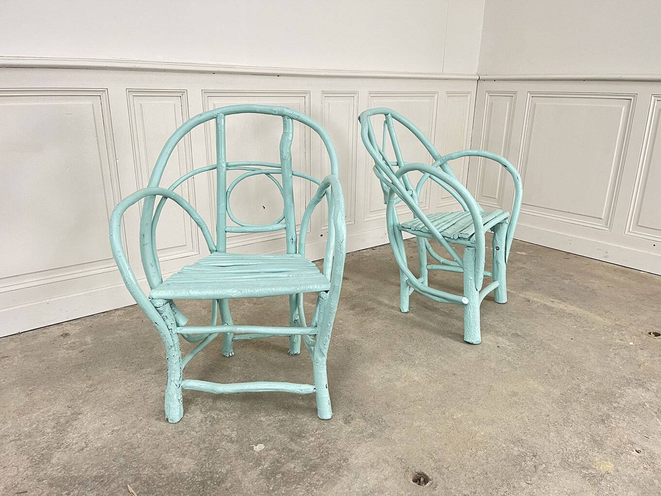 Fauteuils de jardin 1900