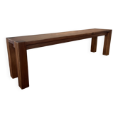 Handcrafted wooden bench