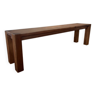 Handmade wooden bench