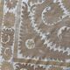Vintage hand-embroidered tablecloth 137x147 cm