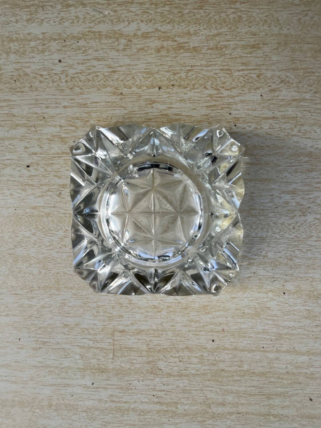 Crystal ashtray