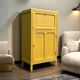 Parisian art deco buffet in yellow ochre
